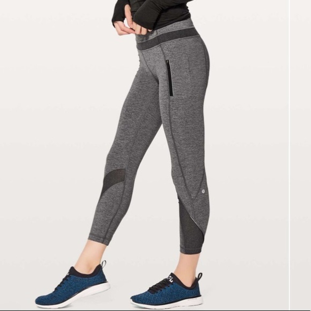 Lululemon Inspire Tight II 25” Heathered Black